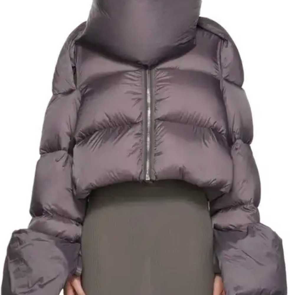 SOLD! Rick Owens Babel cropped duvet jacket